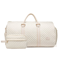 (Nylon White) Traveler Carryall w/ Cosmetic Bag